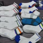 Colour-Block Ankle Sports Socks custom product sample, view 1