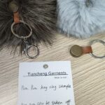 Custom fluffy keychain accessories