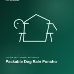 Time Fashion Limited custom development reference for Packable Dog Rain Poncho