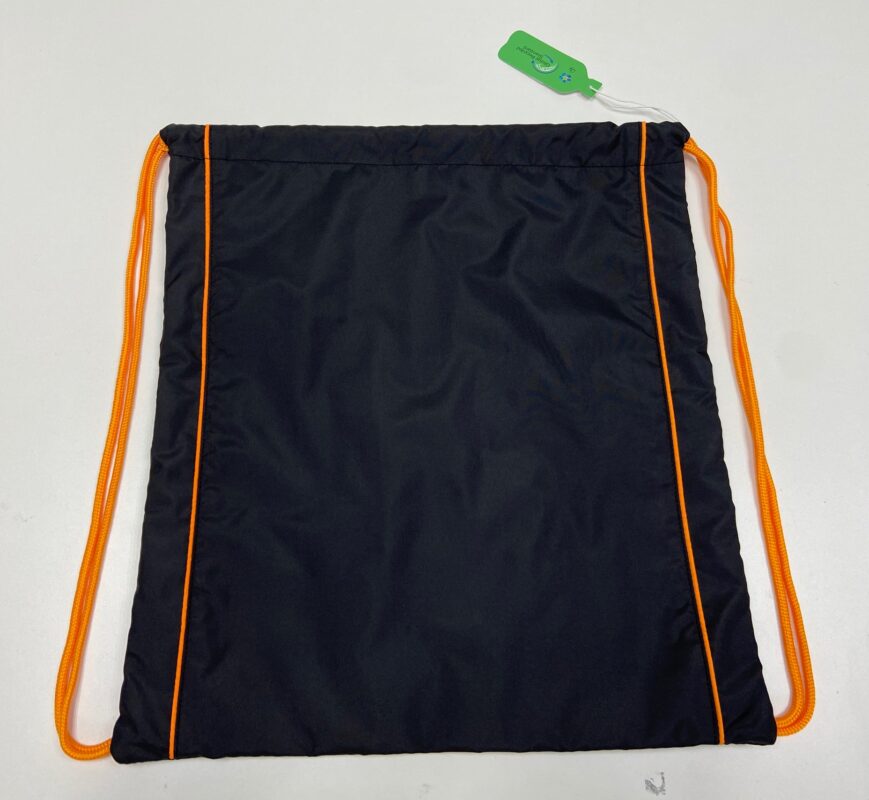 Recycled Drawstring Sports Bag custom product sample, view 1