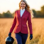 Women's custom tailored equestrian blazer